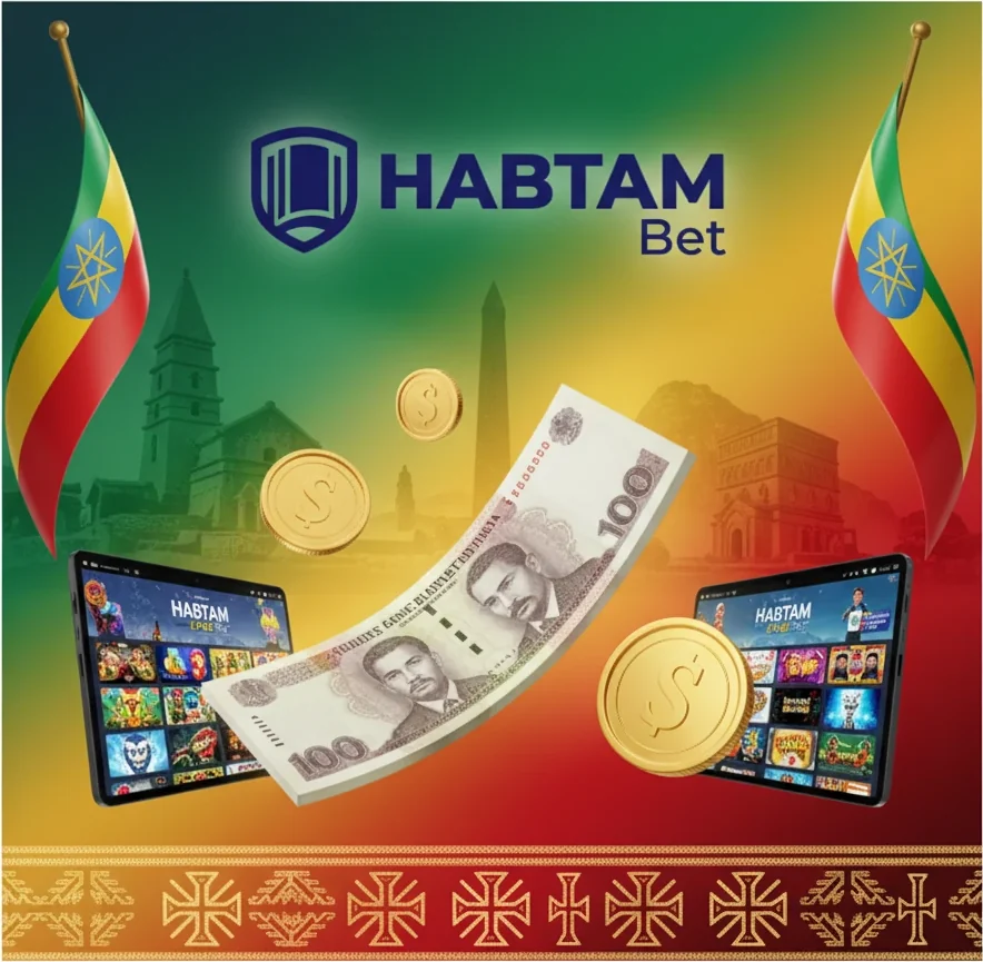 Habtam Bet live casino dealer at the roulette table