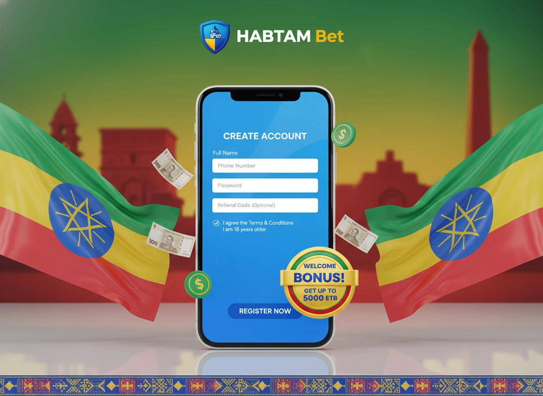 Habtam Bet account check interface