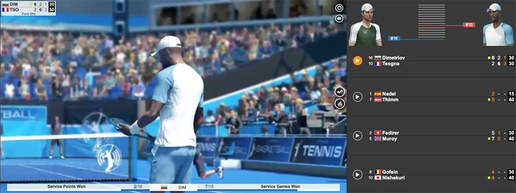 Tennis & volleyball betting